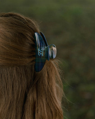 Plaid Claw Clip
