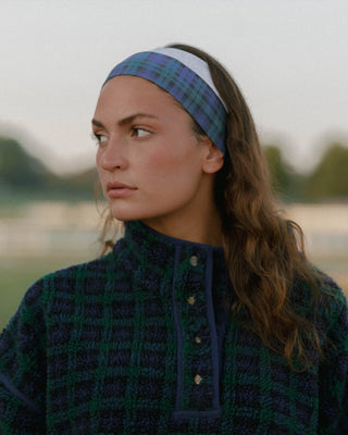 Reversible Plaid Lounge Headband
