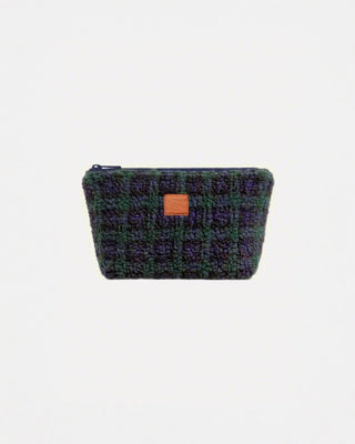 Plaid Fleece Pouch
