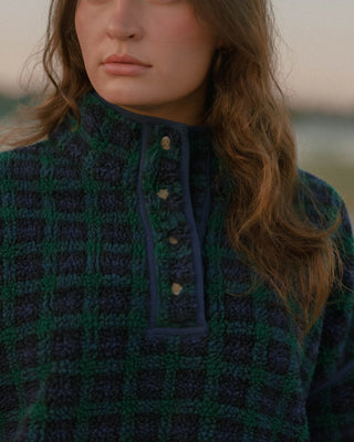 Plaid Fleece Pullover
