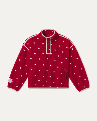 Heart Fleece Pullover
