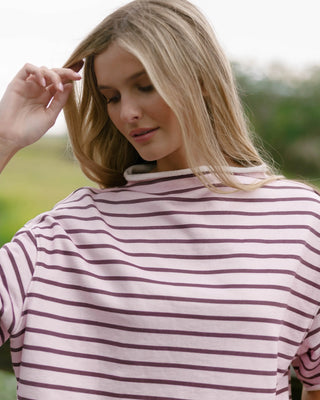 Short Sleeve Roll Neck Sweatshirt
