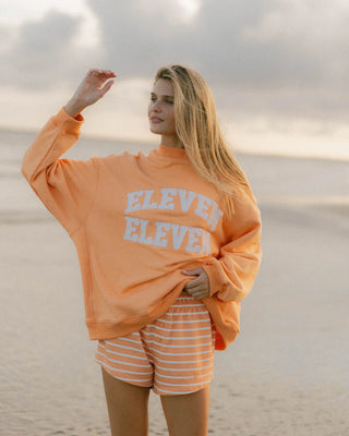 Striped Boxer Sweat Short
